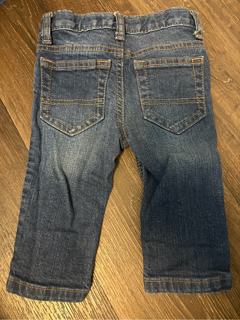 Cat & Jack Boys' Dark Blue Straight-Leg Jeans - Picture 2 of 2